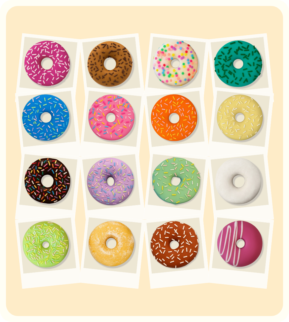 Mix & Match Donuts (16)